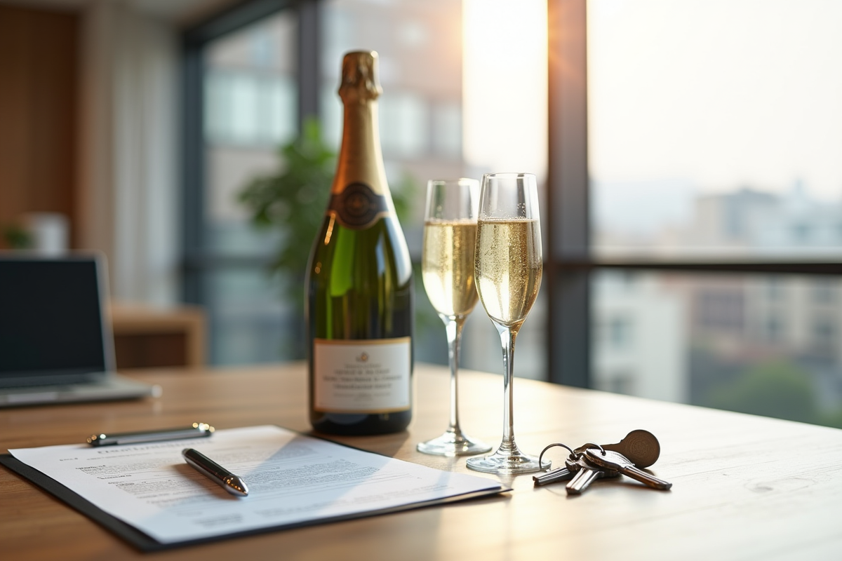 Responsabilité du paiement du champagne dans une vente immobilière