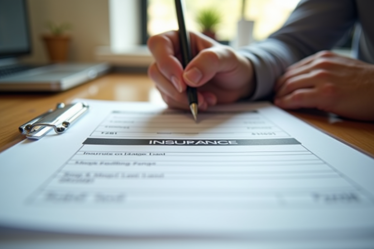 Bureau avec documents d